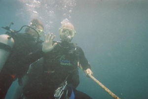 Jim scuba diving