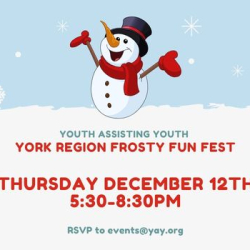 December 12th: York Region Frosty Fun Fest